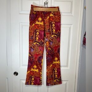 Paris Blues Red and Yellow Patterned Fabric